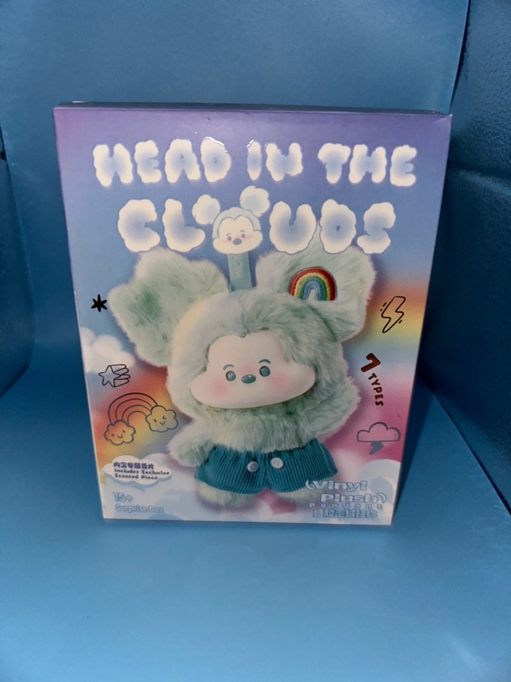 Head in the Clouds Plush Vinyl Toy - Mint Green Blind box